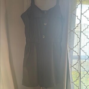Black Button-Up Dress